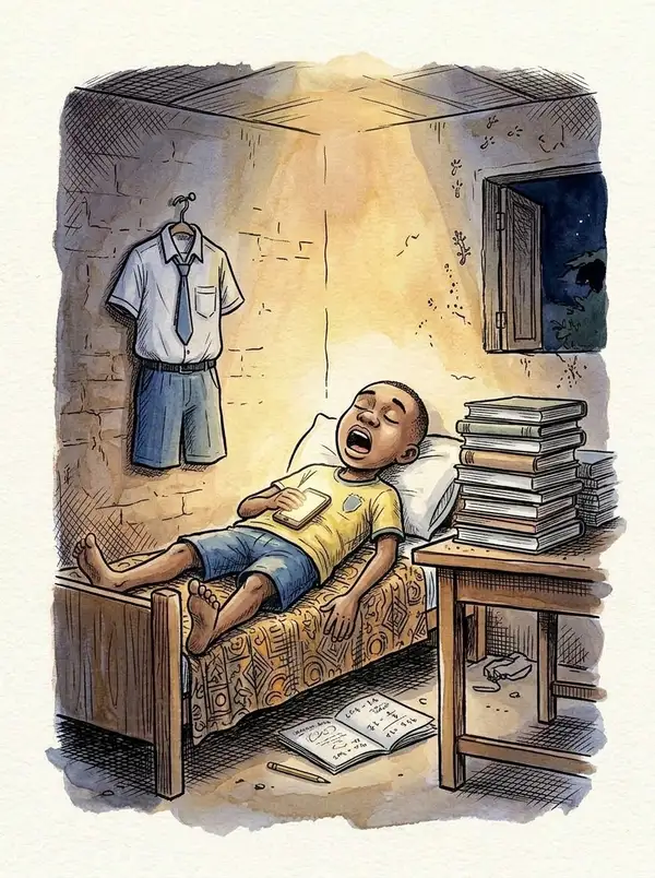 Illustration du conte « Kevin et Dieu », planche 10