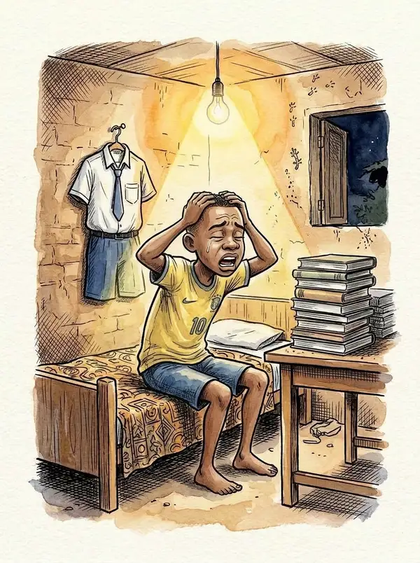 Illustration du conte « Kevin et Dieu », planche 6