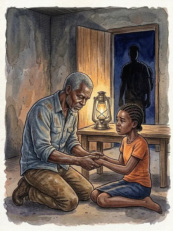 Illustration du conte « La lumière au bout des doigts », planche 13