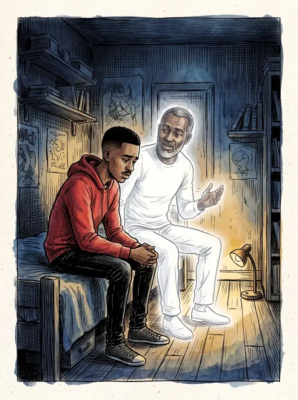 Illustration du conte « La nuit folle de Juju le Boss », planche 12