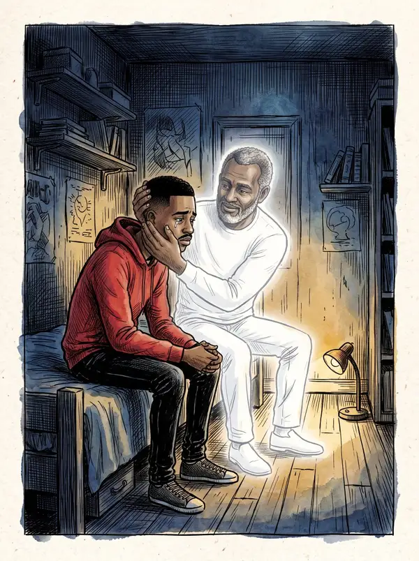 Illustration du conte « La nuit folle de Juju le Boss », planche 13