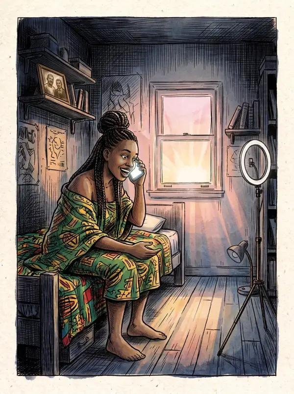 Illustration du conte « La nuit folle de Juju le Boss », planche 16