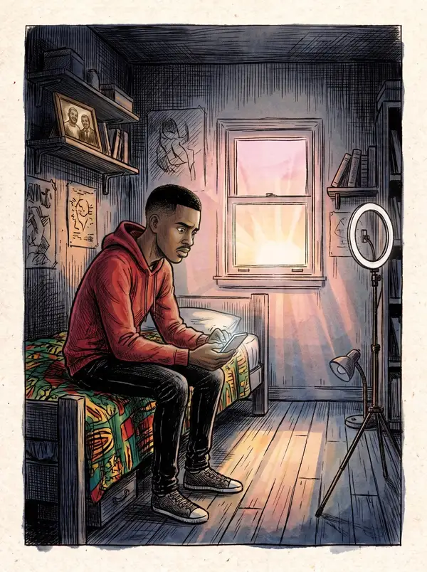 Illustration du conte « La nuit folle de Juju le Boss », planche 18
